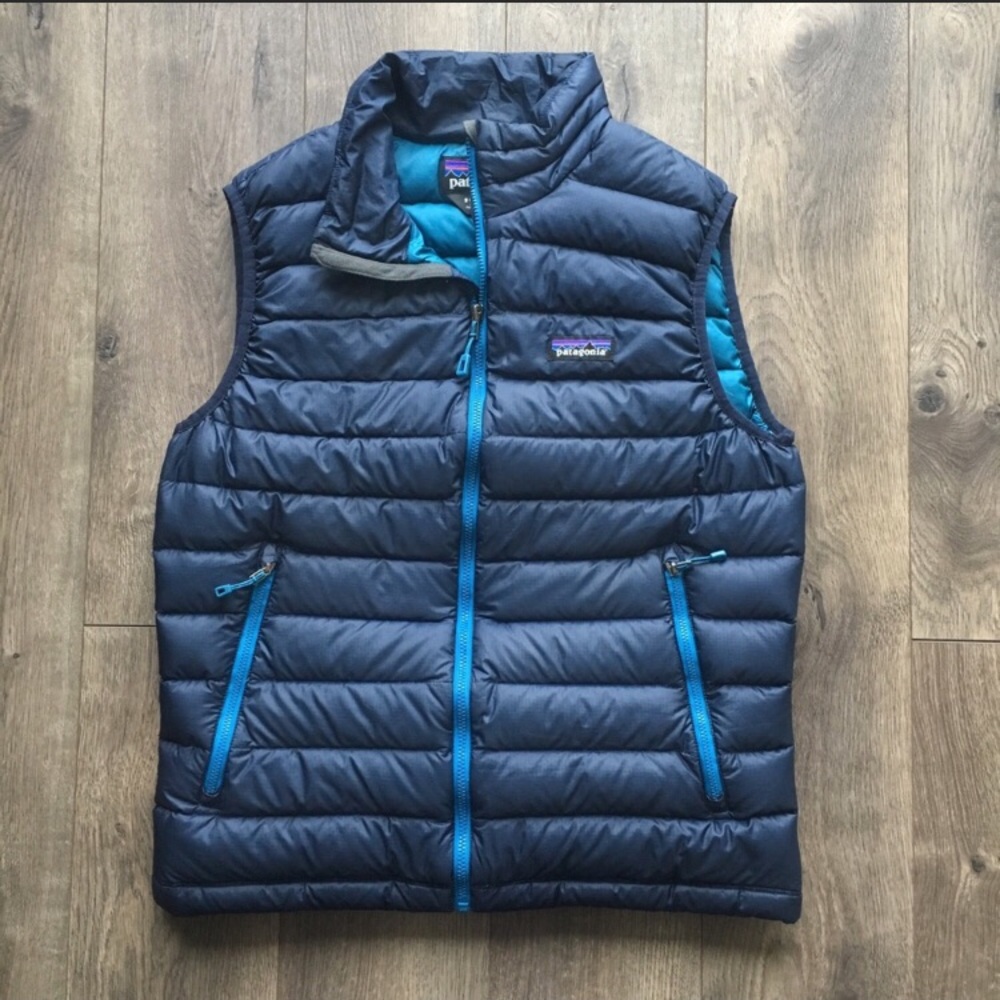 Patagonia men down vest jacket size M